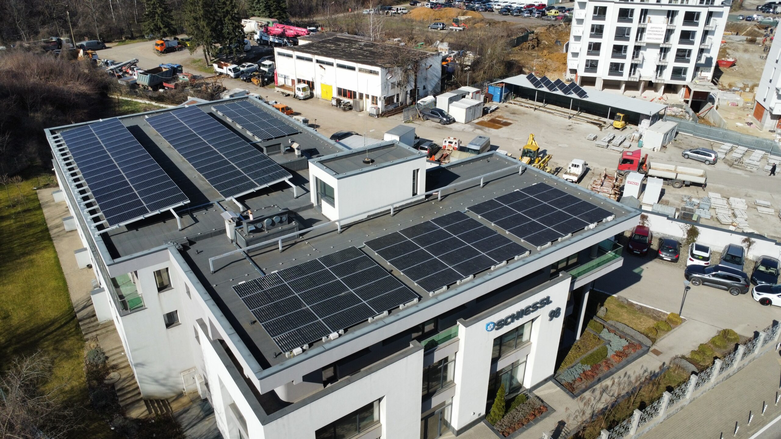 Фотоволтаична система за собствено потребеление 60 kW и батерии с капацитет 95kWh